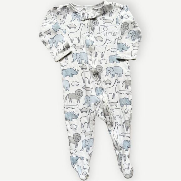 Carter’s BUNDLE OF 4 Baby Boy Multi-Size One Piece Pajamas. 3, 6, & 9 Months. - Picture 8 of 9